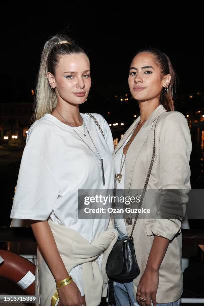 Beatriz Gomez and Fernanda Olive attend GQ x Vanguart, The Game Night, Champions League Final Weekend On June 10, 2023 in Istanbul, Turkey.