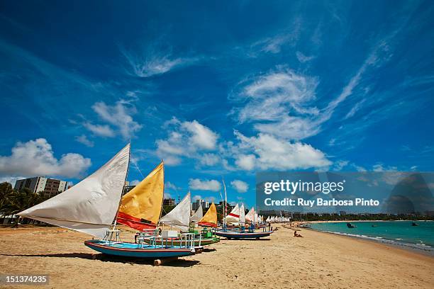 pajucara beach - maceió stock-fotos und bilder