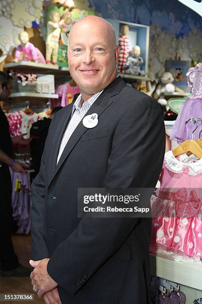 President of Disney Consumer Products Bob Chapek at the Disney Baby Store Opening at The Americana at Brand on September 6, 2012 in Glendale,...