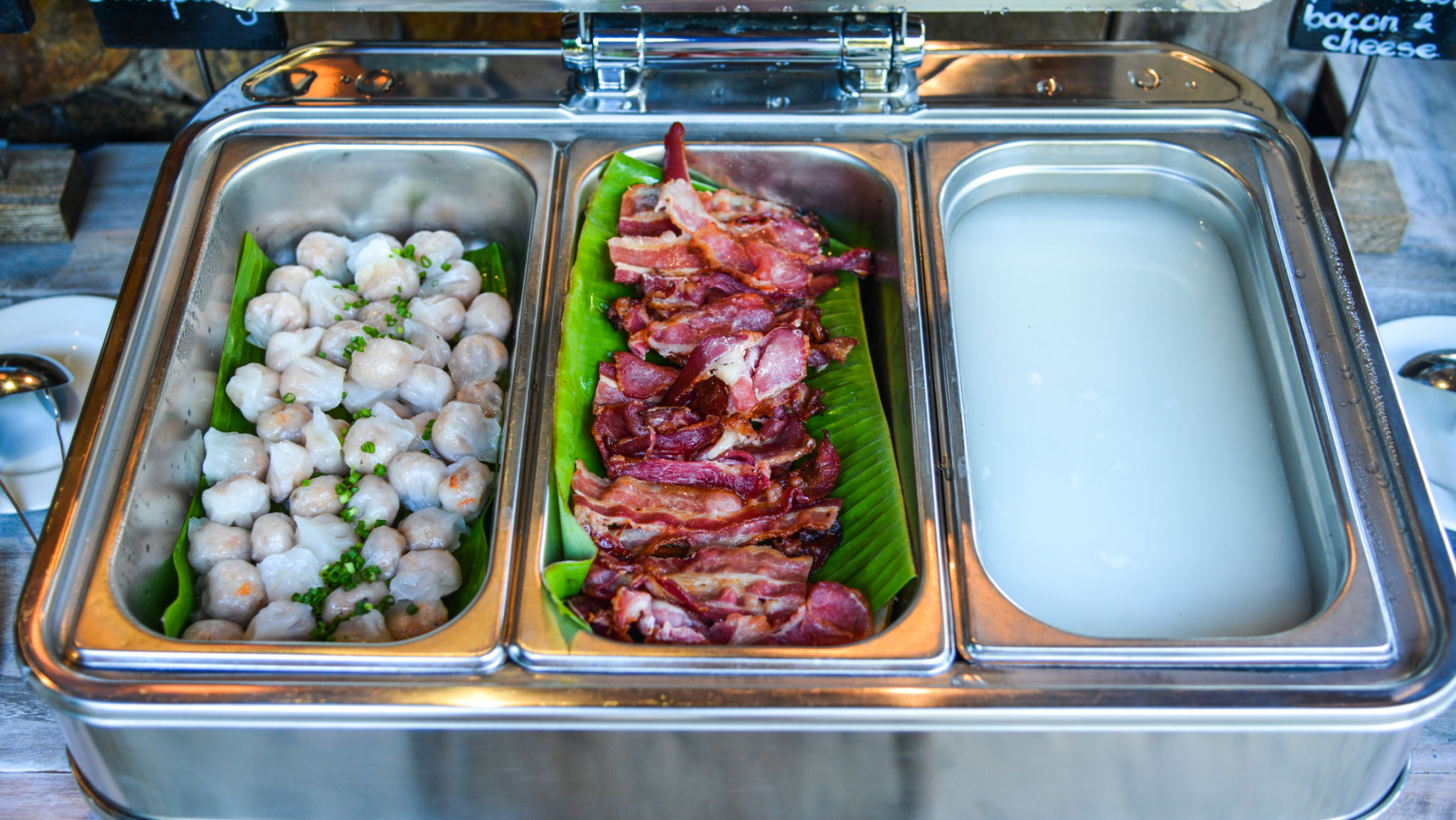 Breakfast buffet at luxury resort Breakfast buffet at luxury resort