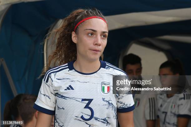 Benedetta Glioanna of Italy during the Women´s International Friendly match between Italy and Morocco at Stadio Paolo Mazza on July 01, 2023 in...