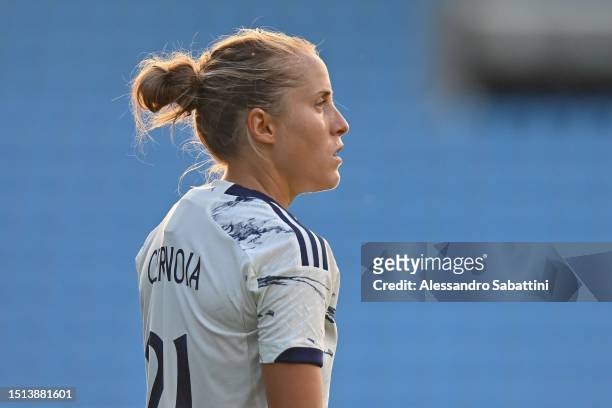 Valentina Cernoia of Italy during the Women´s International Friendly match between Italy and Morocco at Stadio Paolo Mazza on July 01, 2023 in...