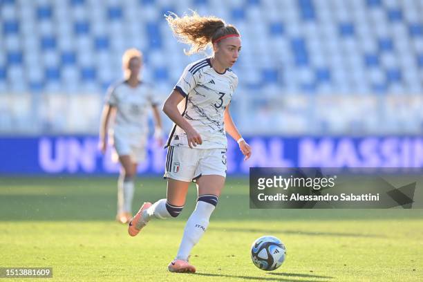 Benedetta Glioanna of Italy during the Women´s International Friendly match between Italy and Morocco at Stadio Paolo Mazza on July 01, 2023 in...