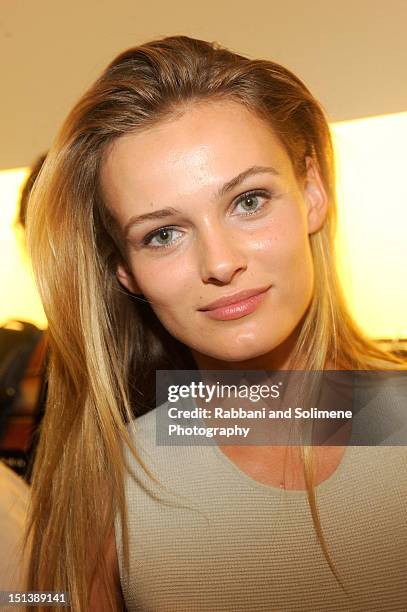 Model Edita Vilkeviciute celebrates Fashion's Night Out at Calvin Klein Boutique on September 6, 2012 in New York City.