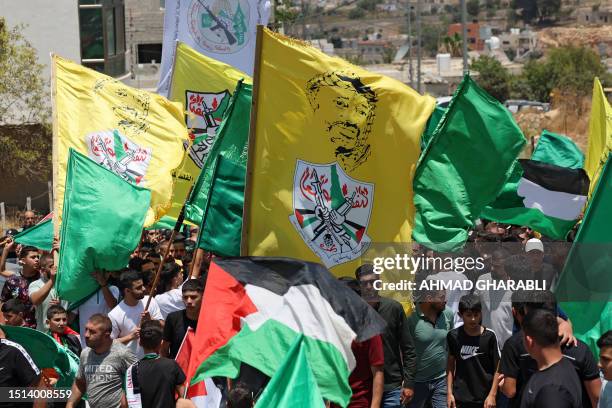 Fatah Rapp Fatah Flags Photos and Premium High Res Pictures - Getty Images