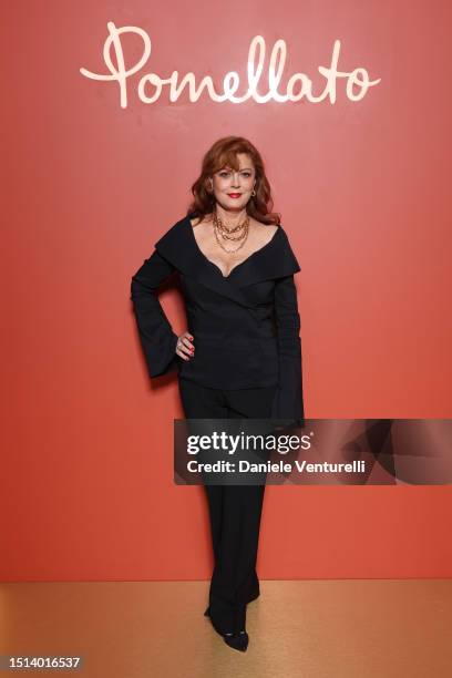 Susan Sarandon attends Pomellato High Jewelry Gala Event at Palais De Tokyo on July 03, 2023 in Paris, France.