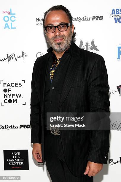 Christo attends the Caravan Stylist Studio during Fashion's Night Out at Sky Room on September 6, 2012 in New York City.