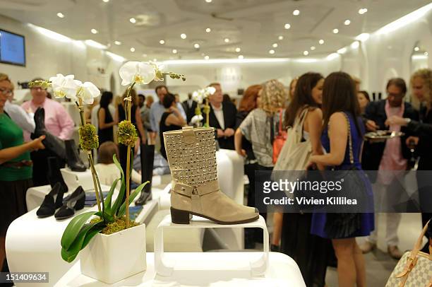 General view at Stuart Weitzman Hosts Fashion's Night Out with Special Guest Appearance by Petra Nemcova at Stuart Weitzman Boutique on September 6,...