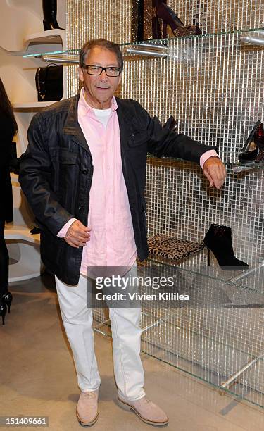 Fashion designer Stuart Weitzman attends Stuart Weitzman Hosts Fashion's Night Out with Special Guest Appearance by Petra Nemcova at Stuart Weitzman...