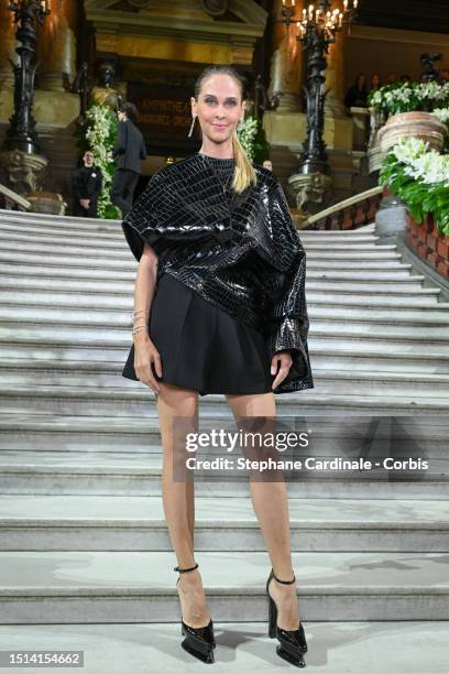 Ophélie Meunier attends the Stéphane Rolland Haute Couture Fall/Winter 2023/2024 show as part of Paris Fashion Week at Opera Garnier on July 04, 2023...