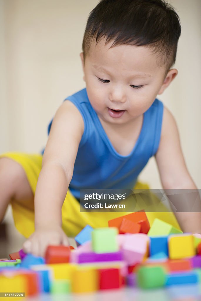 Boy playing