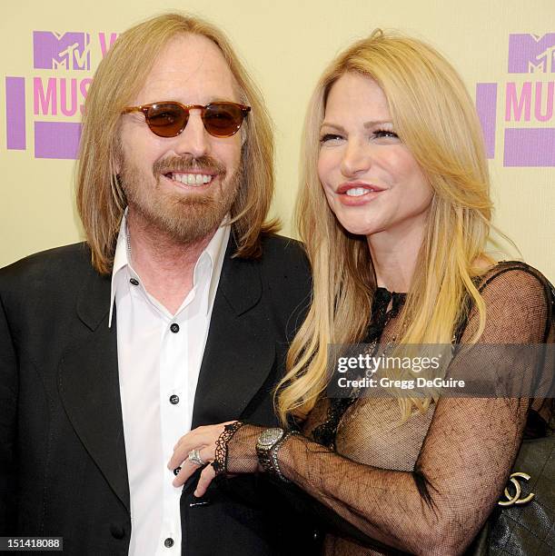 Musician Tom Petty and wife Dana Petty arrive at 2012 MTV Video Awards at Staples Center on September 6, 2012 in Los Angeles, California.