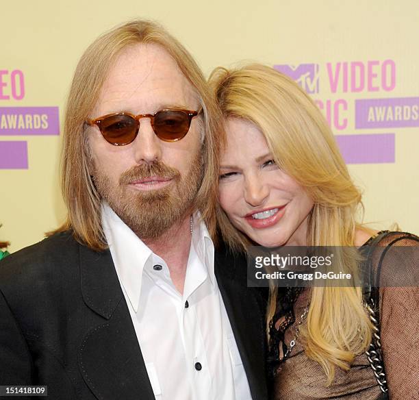 Musician Tom Petty and wife Dana Petty arrive at 2012 MTV Video Awards at Staples Center on September 6, 2012 in Los Angeles, California.