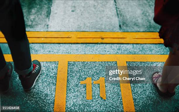 distance between couple - number 11 stock pictures, royalty-free photos & images