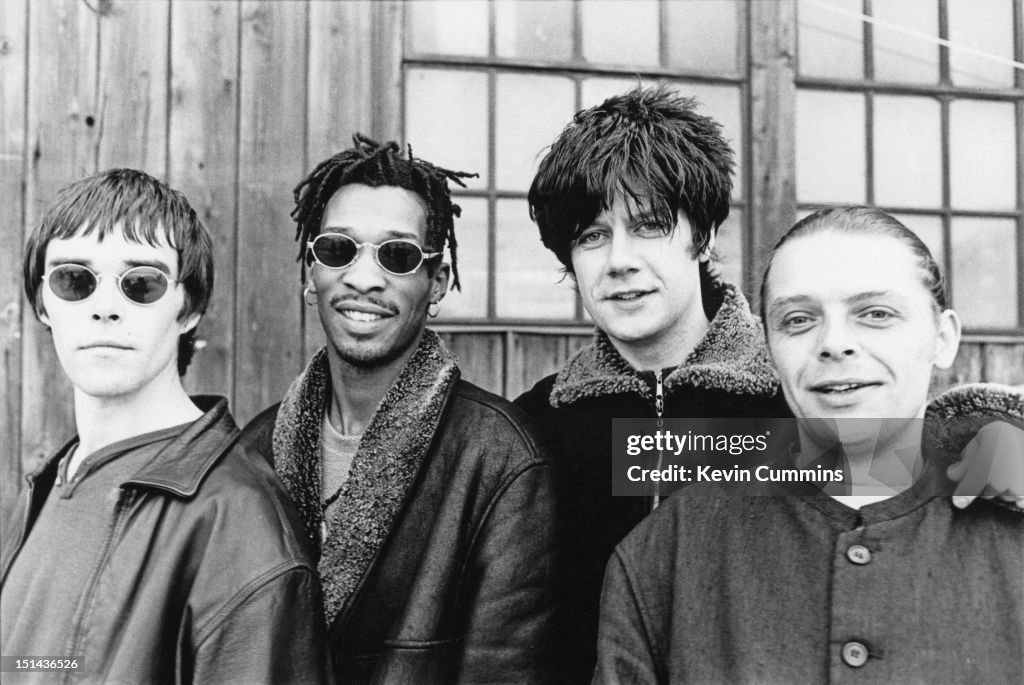 English rock group The Stone Roses, circa 1995. Left to right: singer ...