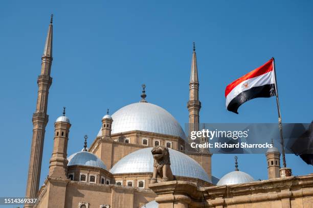 mosque of muhammad ali, salah al din, cairo citadel, egypt - cidadela do cairo imagens e fotografias de stock