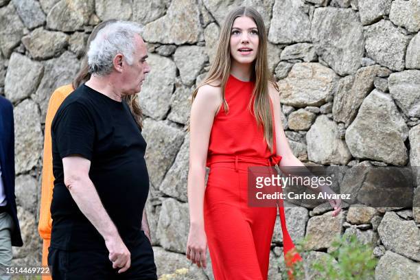 Princess Sofia of Spain attend a meeting-Workshop on Innovation, teamwork and creativity, with Spanish chef Ferran Adrià at the elBulli1846 in Roses...