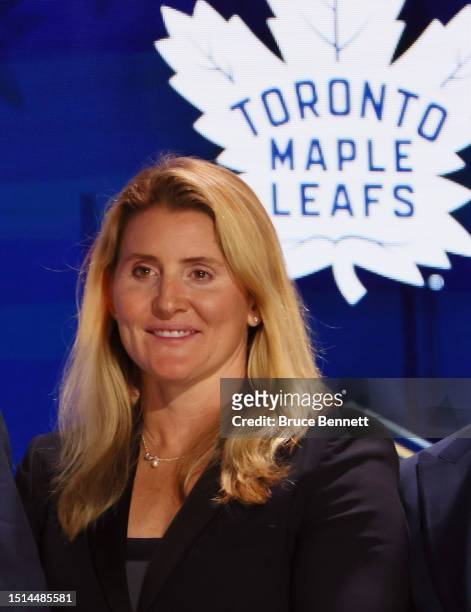 Hayley Wickenheiser of the Toronto Maple Leafs attends the 2023 NHL Draft at the Bridgestone Arena on June 28, 2023 in Nashville, Tennessee.