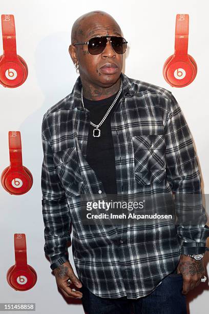 Rapper Birdman attends the Beats By Dr. Dre & Lil Wayne VMA After-Party at Playhouse Hollywood on September 6, 2012 in Los Angeles, California.