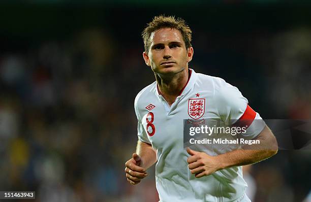 Frank Lampard of England looks on during the FIFA 2014 World Cup qualifier match between Moldova and England at Zimbru Stadium on September 7, 2012...