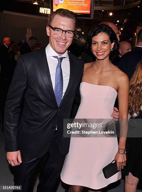 Actors Diego Klattenhoff and Morena Baccarin attend the Showtime and Time Warner Cable hosted premiere screening and reception to launch the second...