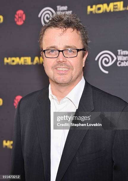 Composer Sean Callery attends the Showtime and Time Warner Cable hosted premiere screening and reception to launch the second season of "Homeland" at...