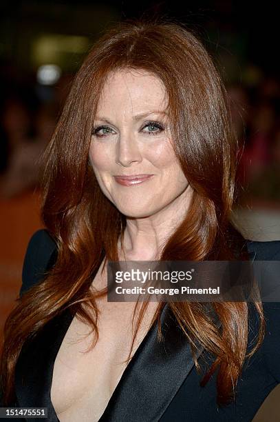 Actress Julianne Moore attends "What Maisie Knew" premiere during the 2012 Toronto International Film Festival at Roy Thomson Hall on September 7,...