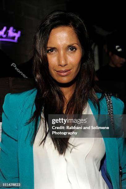 Padma Lakshmi attends the Destination Iman Website Launch Party at Dream Downtown on September 7, 2012 in New York City.