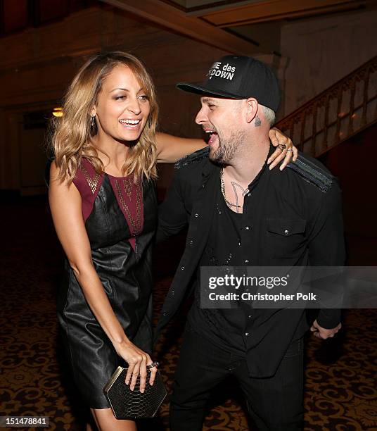 Designer Nicole Richie and musician Joel Madden attend Macy's Passport Presents: Glamorama - 30th Anniversary in Los Angeles held at The Orpheum...