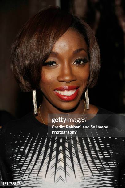 Estelle attends the Destination Iman Website Launch Party at Dream Downtown on September 7, 2012 in New York City.