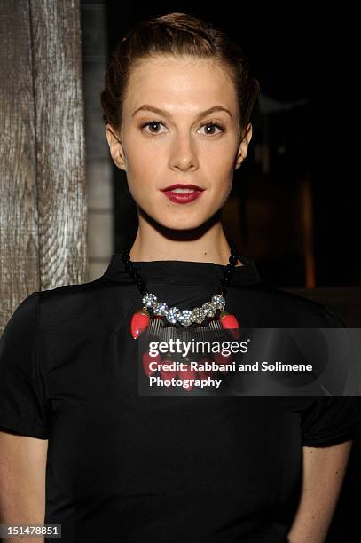 Elettra Wiedemann attends the Destination Iman Website Launch Party at Dream Downtown on September 7, 2012 in New York City.