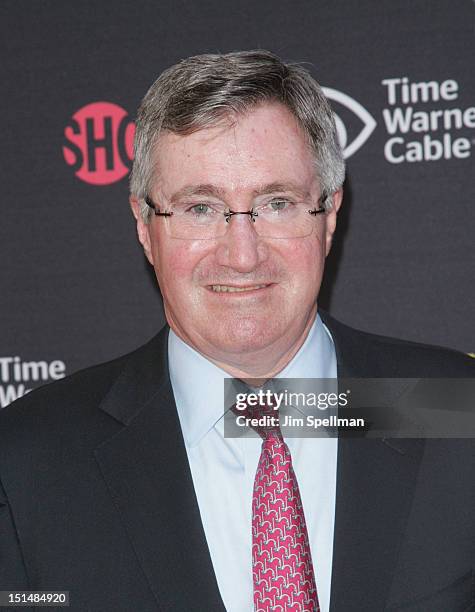 Chairman and CEO Time Warner Cable Glenn Britt attends the Season 2 premiere of "Homeland" hosted by Time Warner Cable & Showtime at Intrepid...