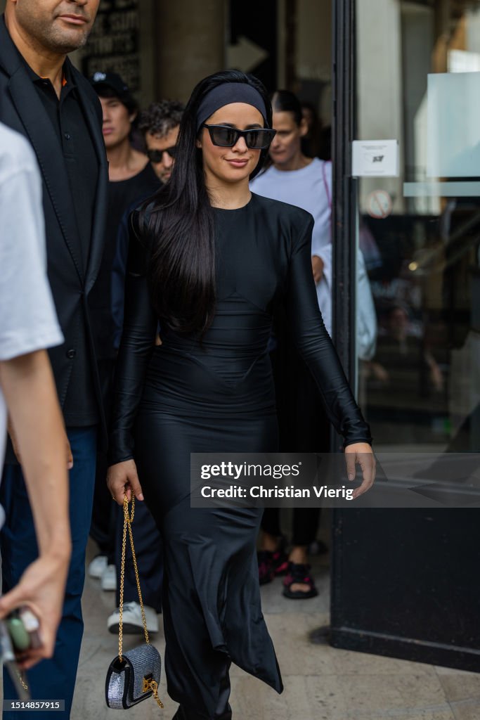 Celebrity Sightings - Paris Fashion Week - Haute Couture Fall/Winter 2023/2024 - Day Two