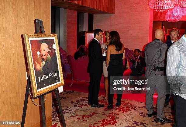 General view of the atmosphere at amfAR Cinema Against AIDS TIFF 2012 during the 2012 Toronto International Film Festival at Shangri-La Hotel on...