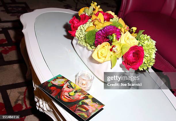 General view of the atmosphere at amfAR Cinema Against AIDS TIFF 2012 during the 2012 Toronto International Film Festival at Shangri-La Hotel on...