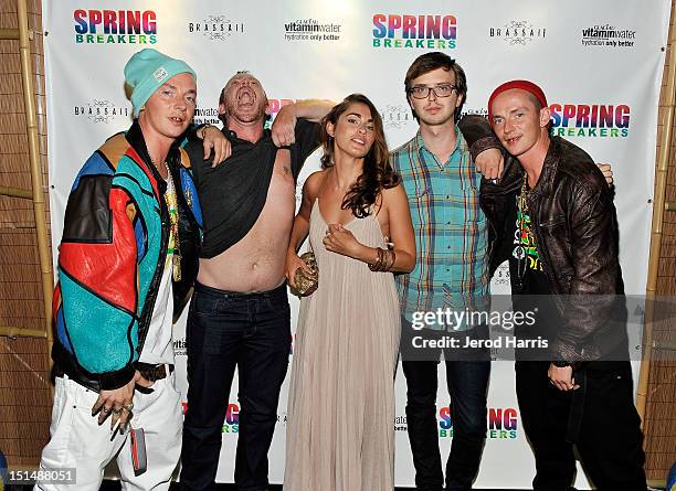 Twins and guests attend the vitaminwater post party for the cast of "Spring Breakers" during the 2012 Toronto International Film Festivalat Brassaii...