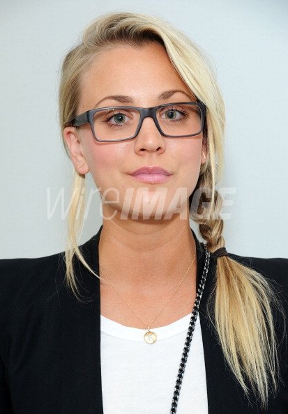 Actress Kaley Cuoco attends the...