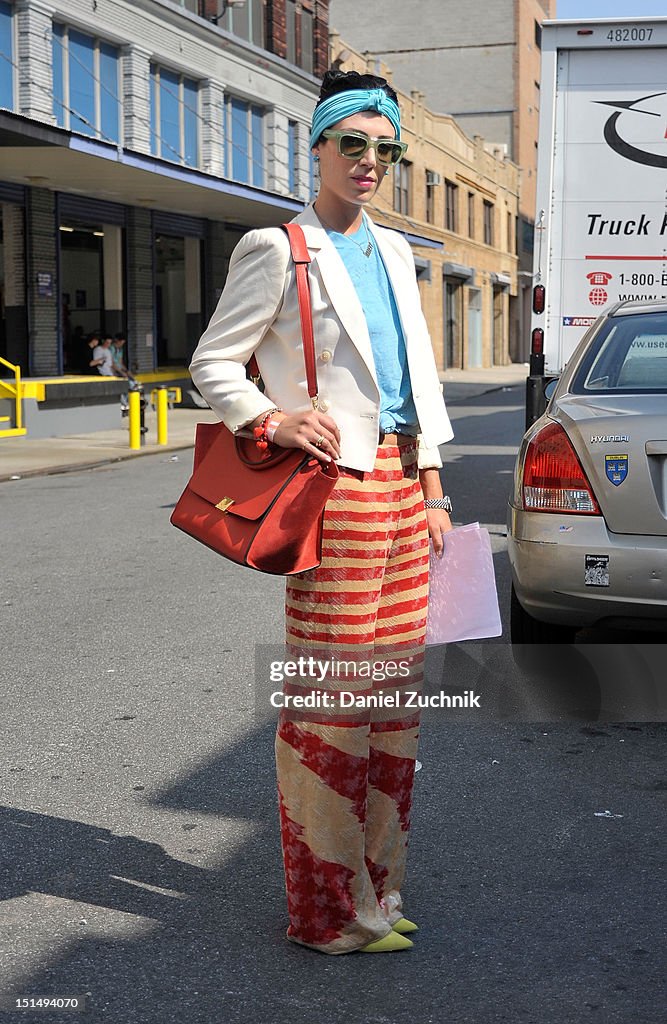 Street Style - Day 2 - Spring 2013 New York Fashion Week