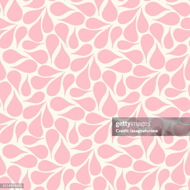 nahtloses handgezeichnetes wassertropfen-vektormuster - tränen stock-grafiken, -clipart, -cartoons und -symbole