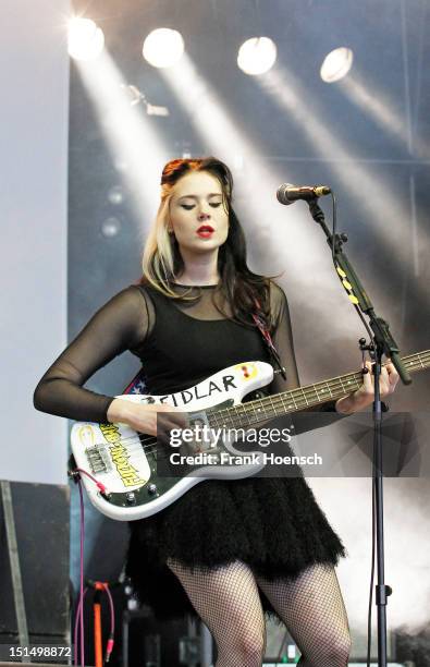 Singer Kate Nash performs during day 1 of the Berlin Festival on September 7, 2012 in Berlin, Germany.