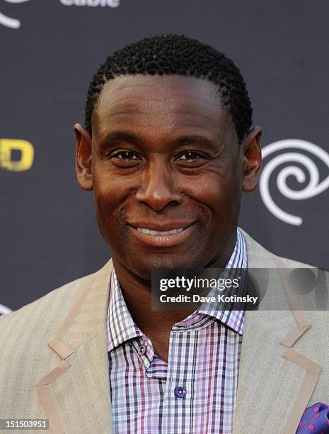 Actor David Harewood attends Time Warner Cable And Showtime Screening Of "Homeland" Season 2 at Intrepid Sea-Air-Space Museum on September 7, 2012 in...