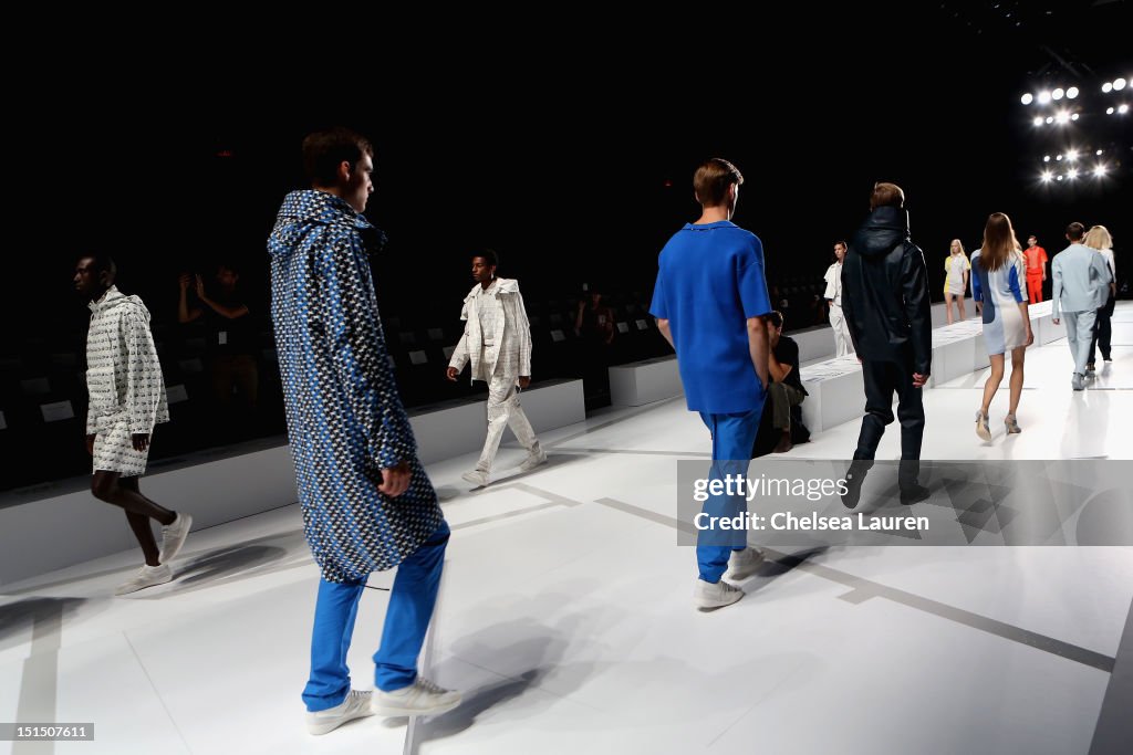 Lacoste - Backstage - Spring 2013 Mercedes-Benz Fashion Week