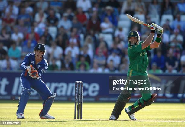 Jacques Kallis of South Africa in action during the first NatWest T20 International between England and South Africa at Emirates Durham ICG on...