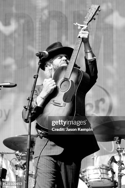 Langhorne Slim performs on stage during 2023 Let Freedom Sing! Music City on July 04, 2023 in Nashville, Tennessee.