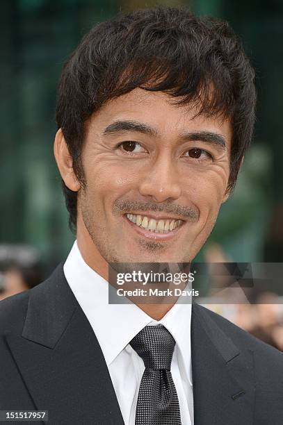 Hiroshi Abe attends the "Thermae Romae" premiere during the 2012 Toronto International Film Festival at Roy Thomson Hall on September 8, 2012 in...