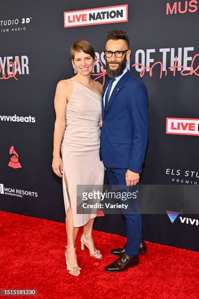 Kimberly Thompson Panay and Co-President of The Recording Academy Panos A. Panay at the 31st Annual MusiCares Person of the Year Gala held at the MGM...