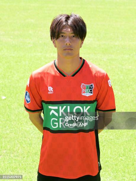 Koki Ogawa during the NEC Nijmegen Team Presentation at De Goffert on July 7, 2023 in Nijmegen, Netherlands. AP | Dutch Height | GERRIT OF COLOGNE