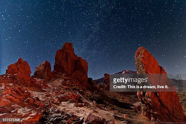 planet in teide national park - el teide national park stock pictures, royalty-free photos & images