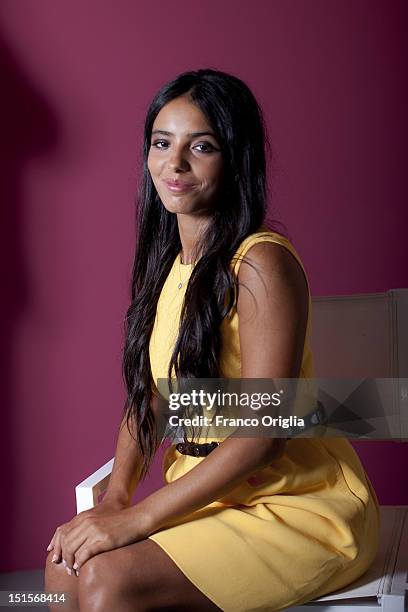 Actress Hafsia Herzi from the film 'Inheritance' poses during the 69th Venice Film Festival at the Venice Days on September 5, 2012 in Venice, Italy.