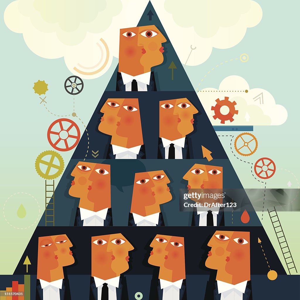 Pyramide Busines Model Business Pyramid System High-Res Vector Graphic - Getty Images